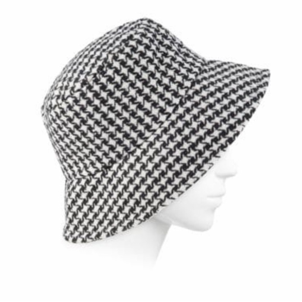 Marcus Adler Houndstooth Bucket Hat NWT